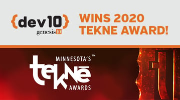 Dev10 wins 2020 Tekne Award-Blog