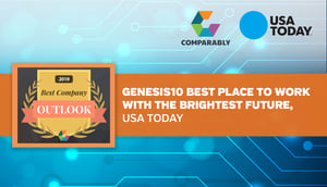 LinkedIn__Genesis10 Best Place to Work with the Brightest Future, USA Today 